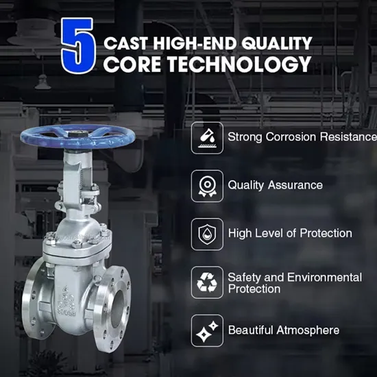 API 600 Flanged OS&Y Rising Stem Industrial Gate Valve
