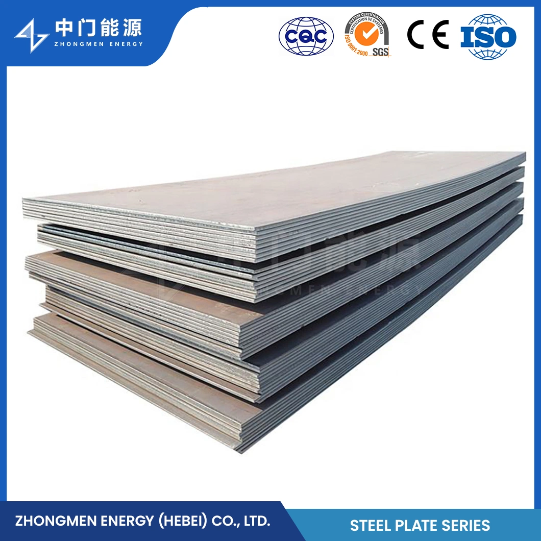 Zhongmen Energy Polished Stainless Plate China Carbon Steel Checker Sheet Manufacturing St12 DC03 DC02 DC01 DIN Material 4130 Low Alloy Structural Steel Plate